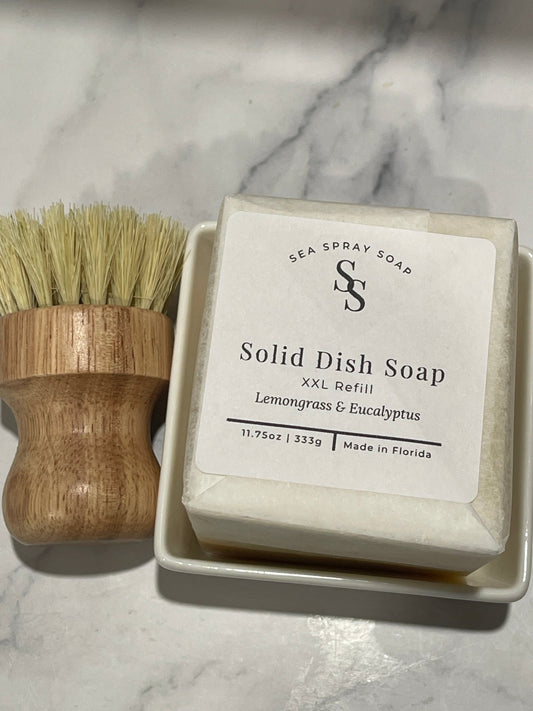 XXL Solid Dish Soap Starter Set - Sea Spray Soap