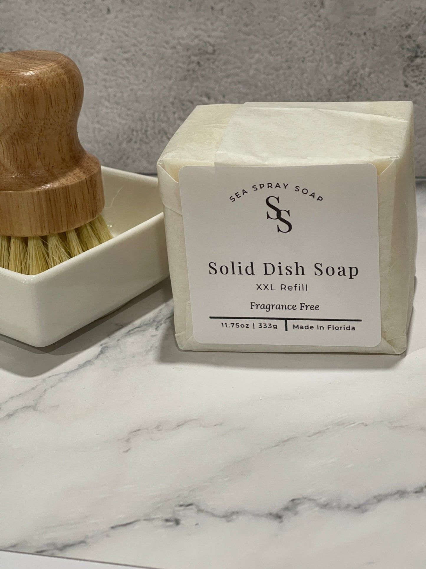 XXL Solid Dish Soap Starter Set - Sea Spray Soap