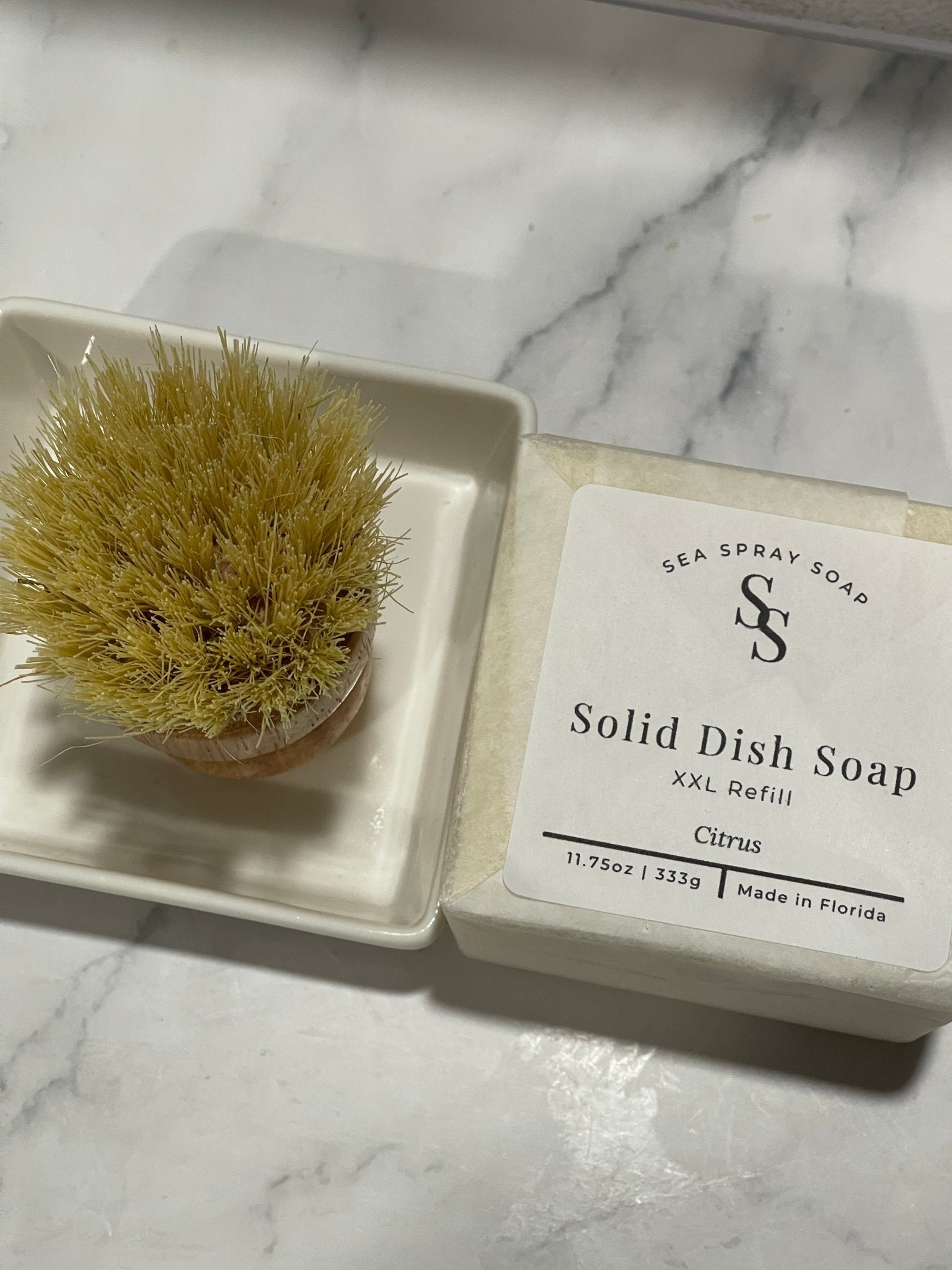 XXL Solid Dish Soap Starter Set - Sea Spray Soap