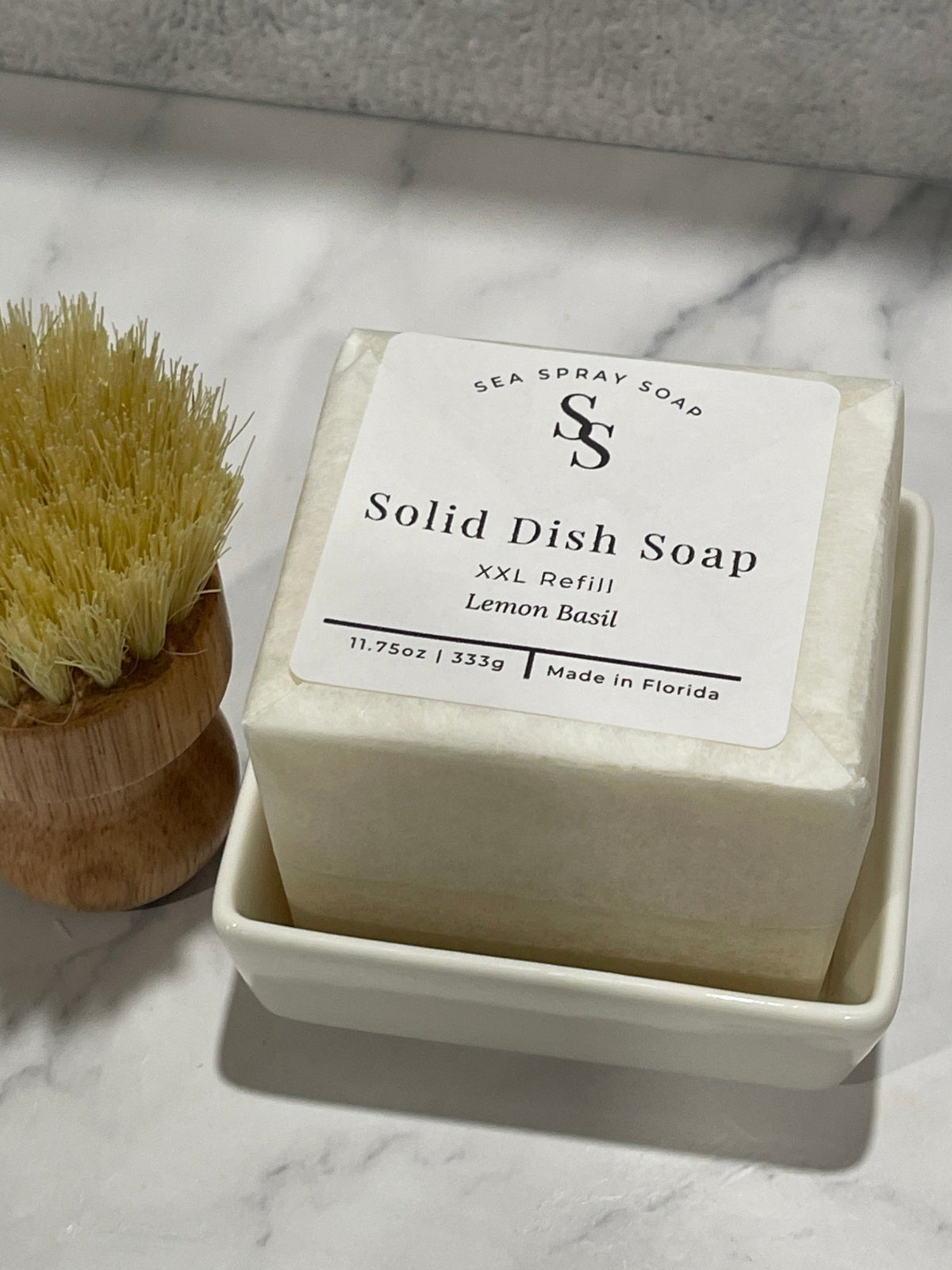 XXL Solid Dish Soap Starter Set - Sea Spray Soap