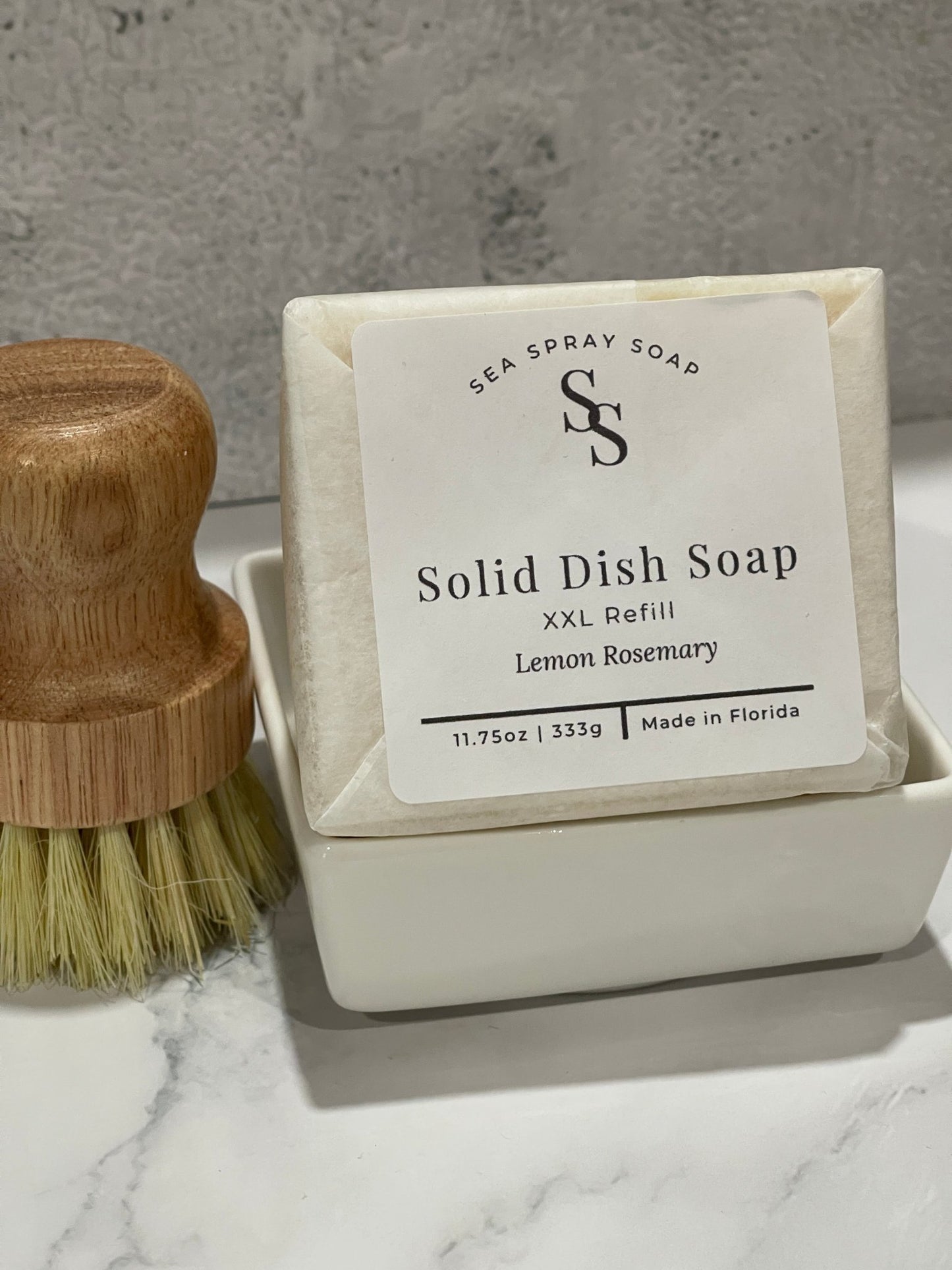 XXL Solid Dish Soap Starter Set - Sea Spray Soap