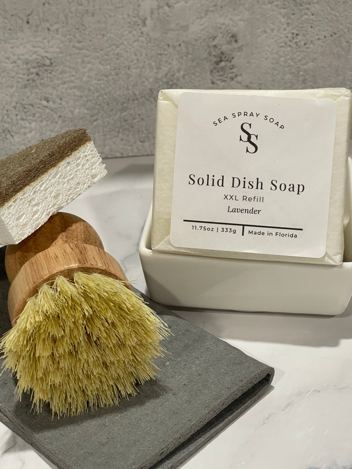 Zero Waste Dish Soap Gift Set - Sea Spray Soap