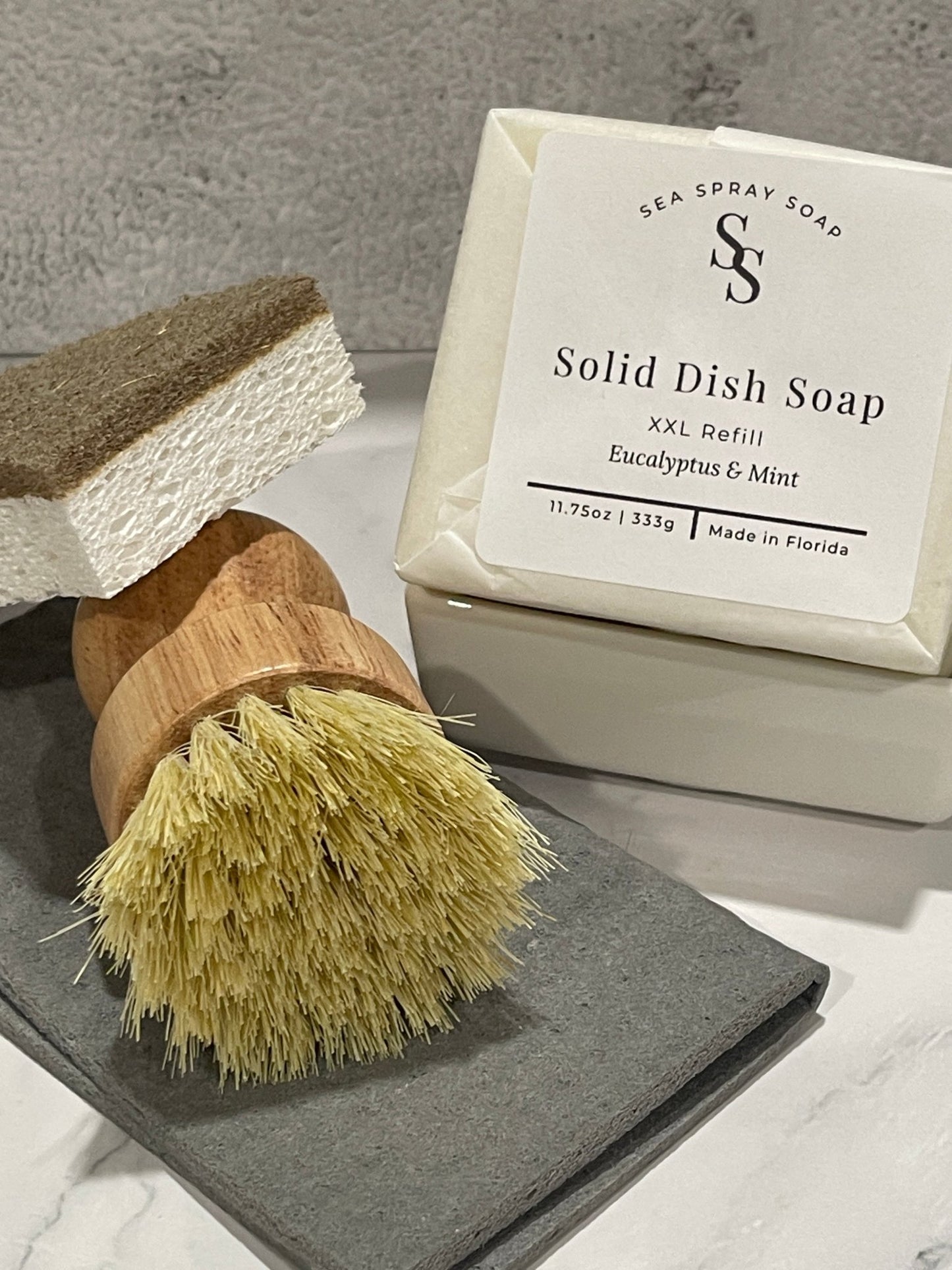 Zero Waste Dish Soap Gift Set - Sea Spray Soap