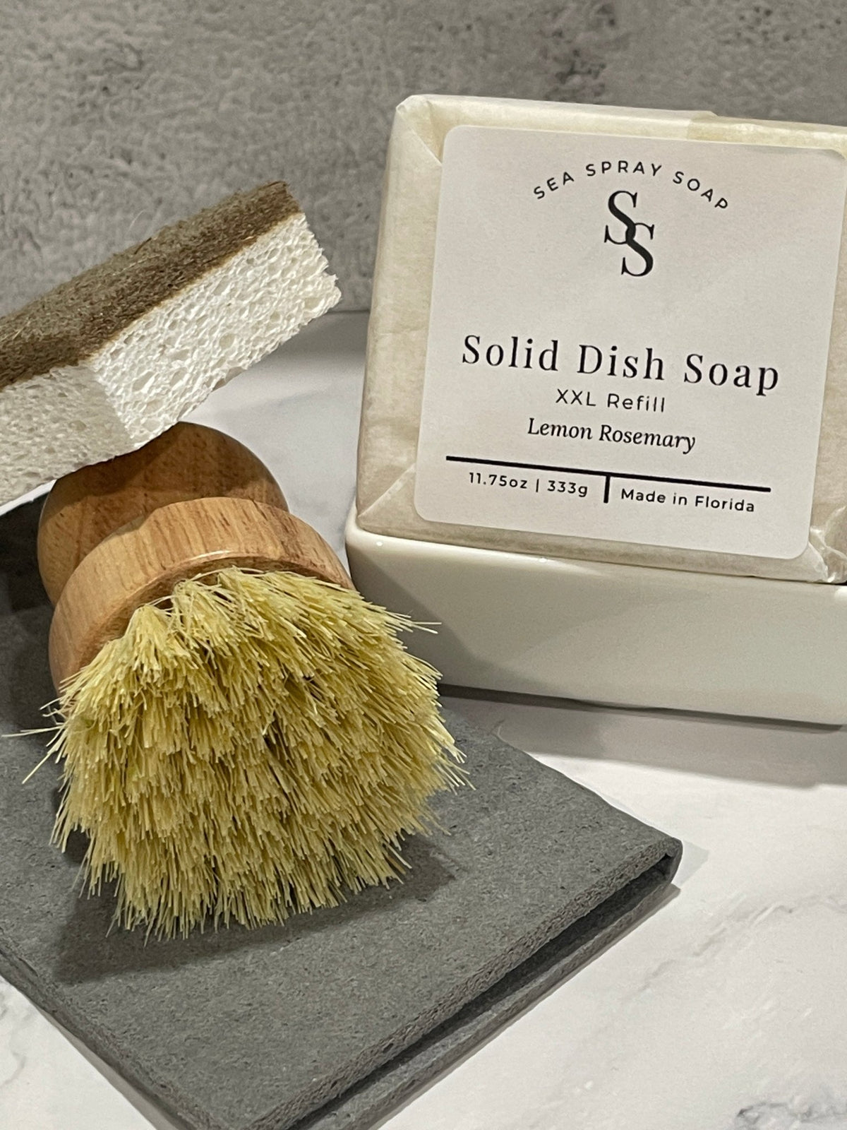 Zero Waste Dish Soap Gift Set - Sea Spray Soap