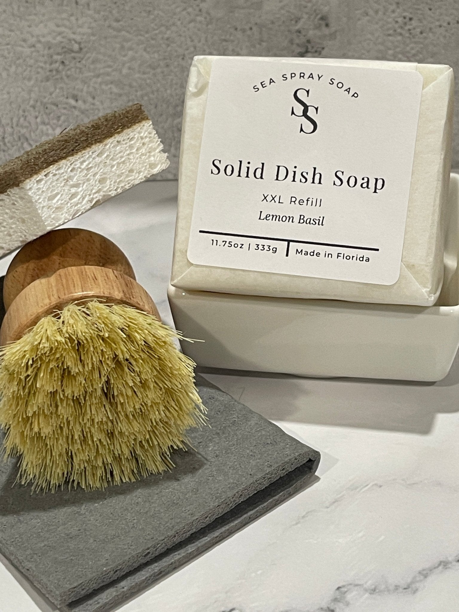 Zero Waste Dish Soap Gift Set - Sea Spray Soap